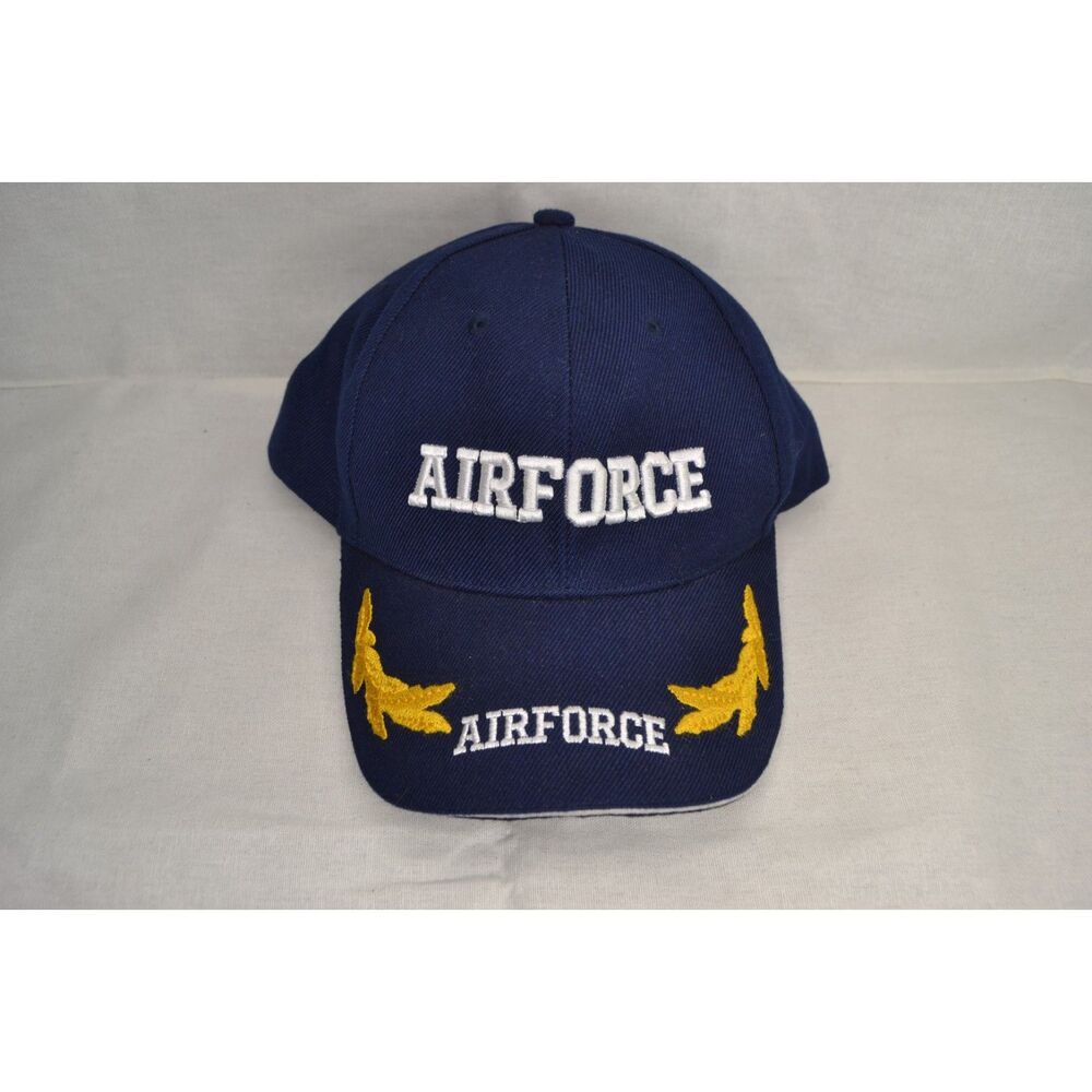 Air Force Unbranded Blue Adjustable Embroidered Hat